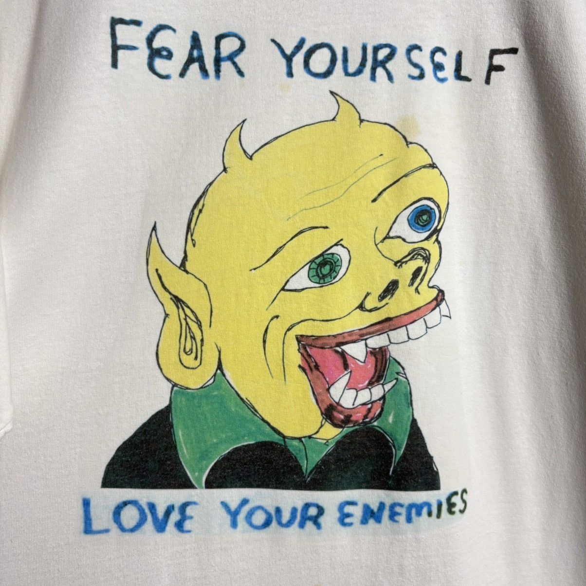 Band Tees Vintage 00s Daniel Johnston Fear Yourself Band Tee / Nirvana Size US XL / EU 56 / 4 - 3 Thumbnail