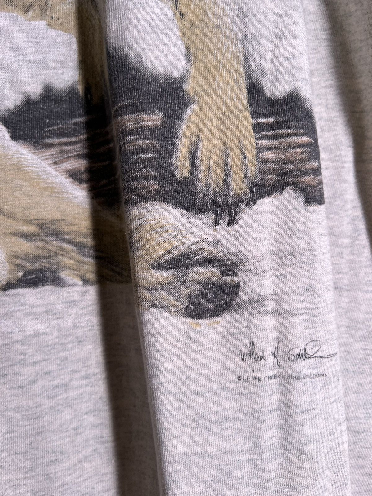 Vintage 90’s 2000’s Y2K VTG Vintage Wolves Wolf Alaska Retro T Shirt Size US XL / EU 56 / 4 - 6 Thumbnail