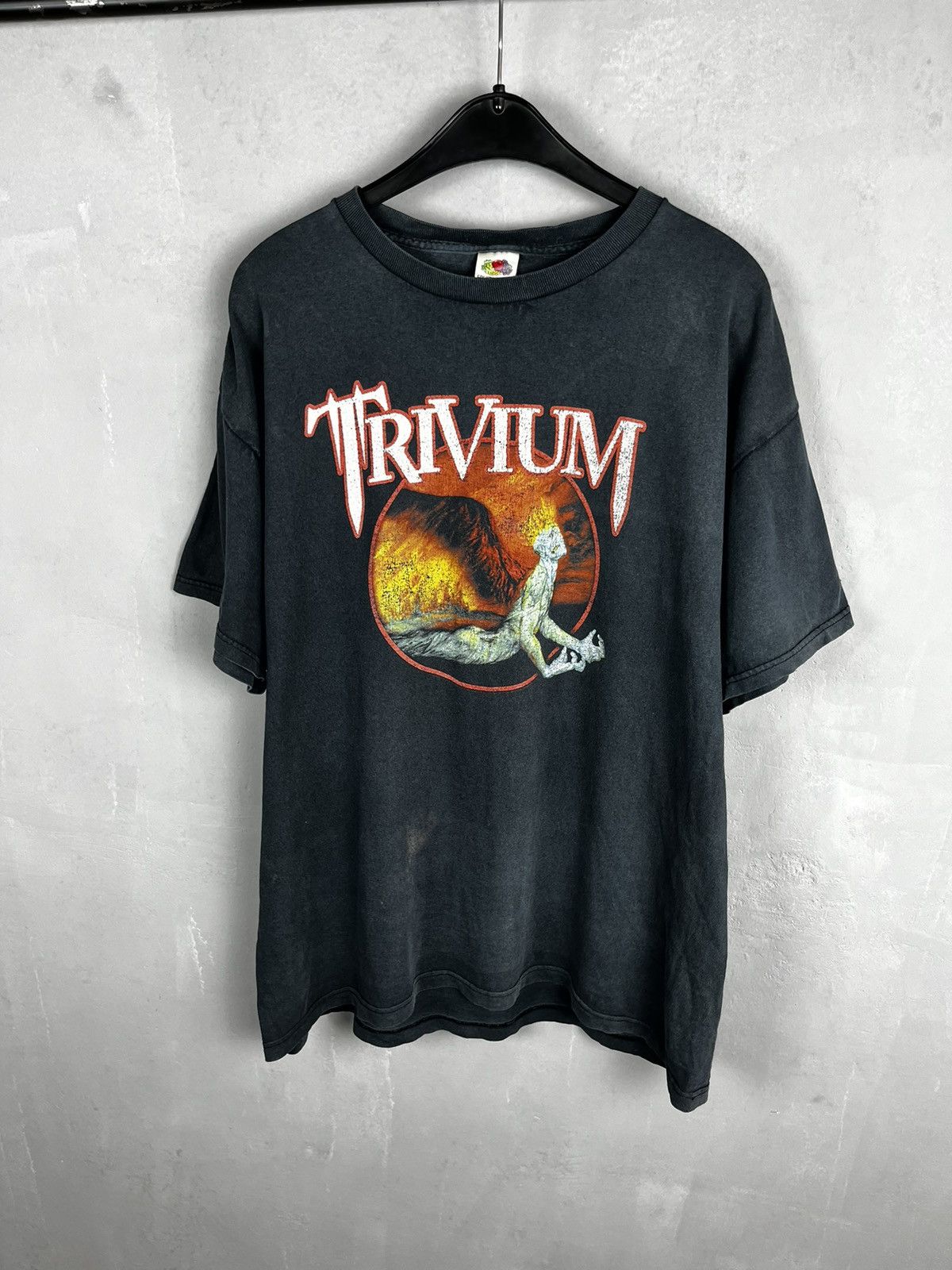 Band Tees × Vintage Vintage Trivium (Ascendancy) tour t shirt DISTRESSED Size US XL / EU 56 / 4 - 1 Thumbnail
