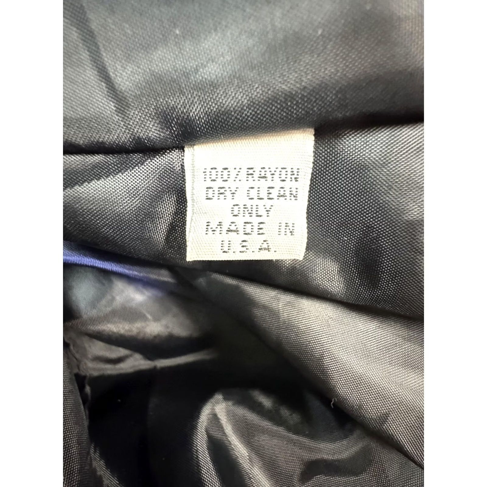Vintage INC International Concepts Coat Womens 12 Black Velvet Button Front Lined Size XL / US 12-14 / IT 48-50 - 6 Thumbnail