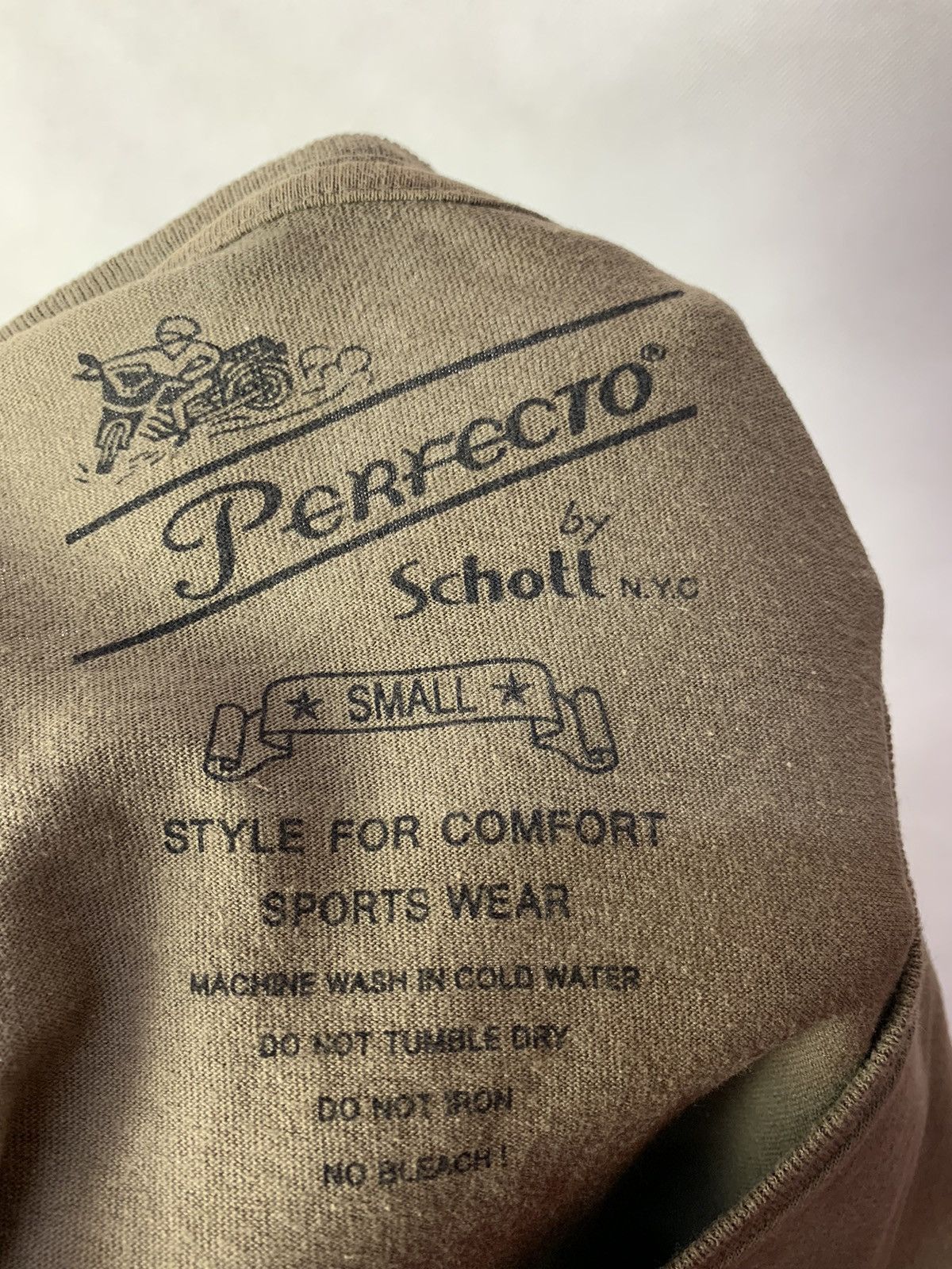Schott 🔥 Schott Perfecto NYC Plain Pocket Tee Biker Size US S / EU 44-46 / 1 - 10 Thumbnail