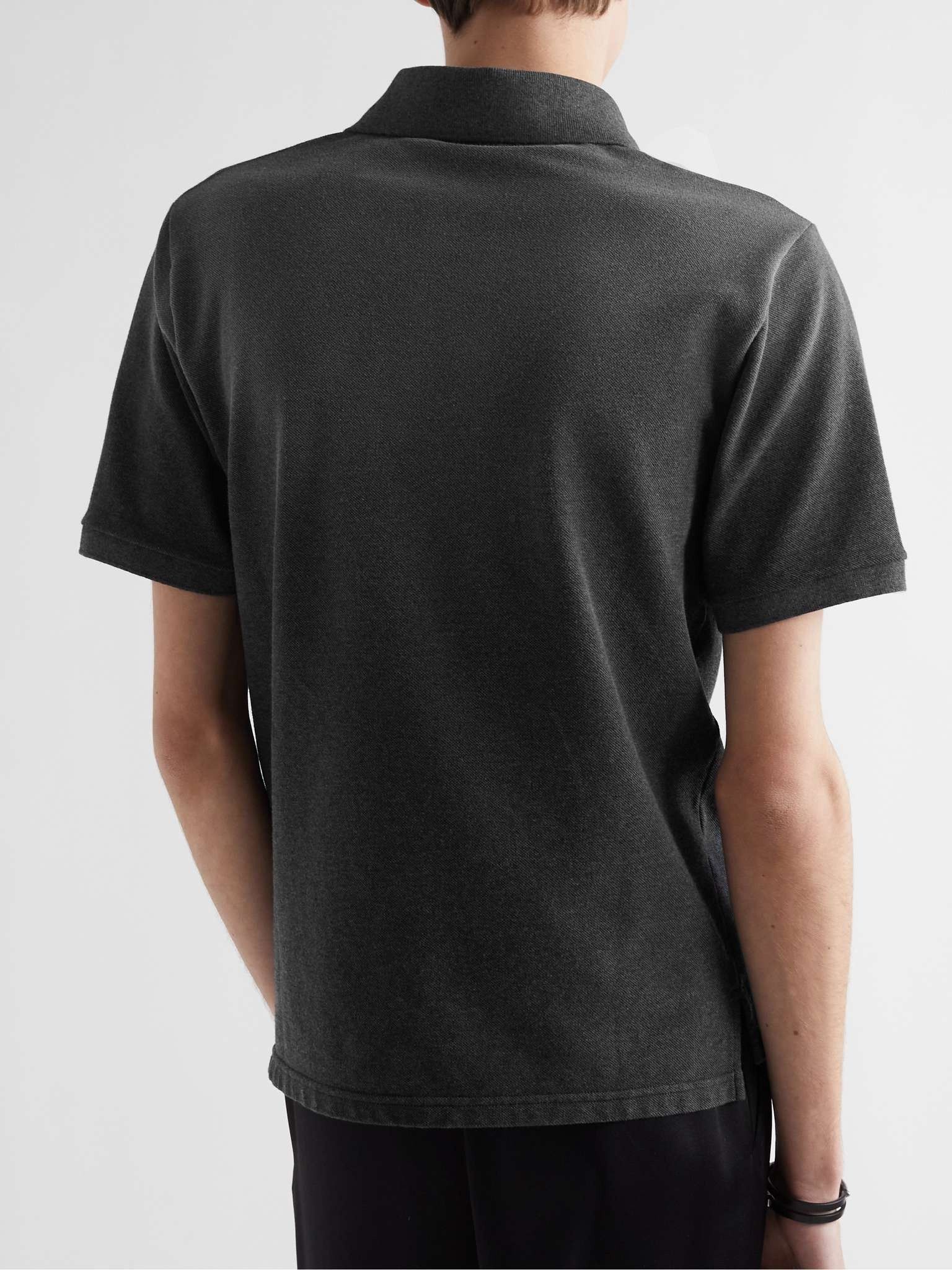 Saint Laurent Paris o1tp1o0525 Polo T-Shirt in Grey Size US S / EU 44-46 / 1 - 3 Thumbnail