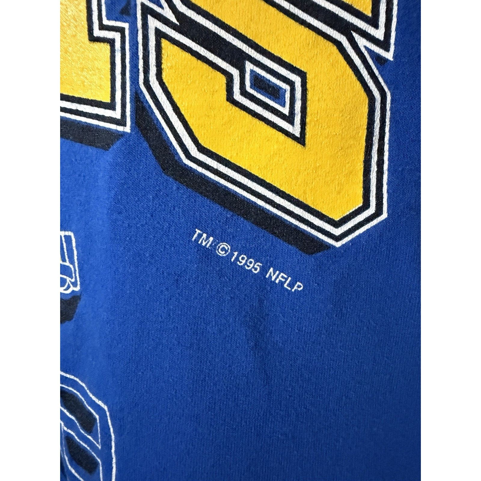 Logo 7 Vtg 90s Los Angeles Rams Logo 7 Shirt Sz M Made In USA NFL Size US M / EU 48-50 / 2 - 2 Thumbnail