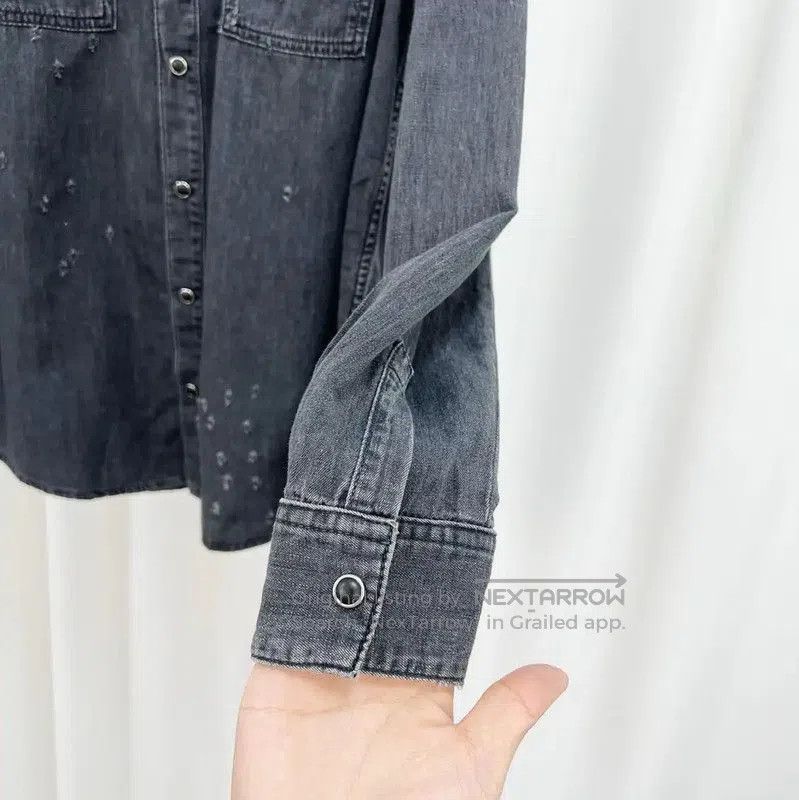 Givenchy Givenchy Gray Long Sleeve Cotton Shirt . Size S / US 4 / IT 40 - 4 Thumbnail