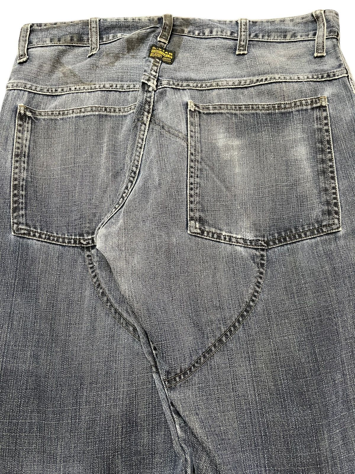 G-Star Vintage Japanese G-Star Faded Wash Distress Baggy Jeans Size US 34 / EU 50 - 6 Thumbnail
