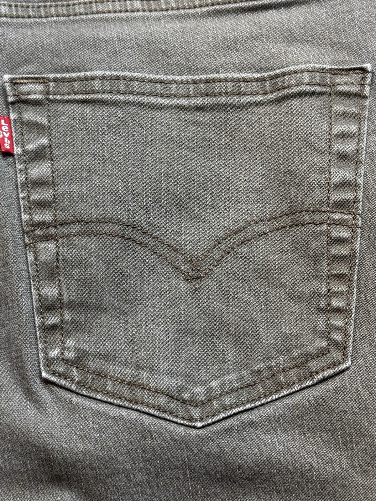 Levi's Levi Strauss & Co 511 Jeans Men's W36 x L29 Gray [721] Size US 36 / EU 52 - 6 Thumbnail