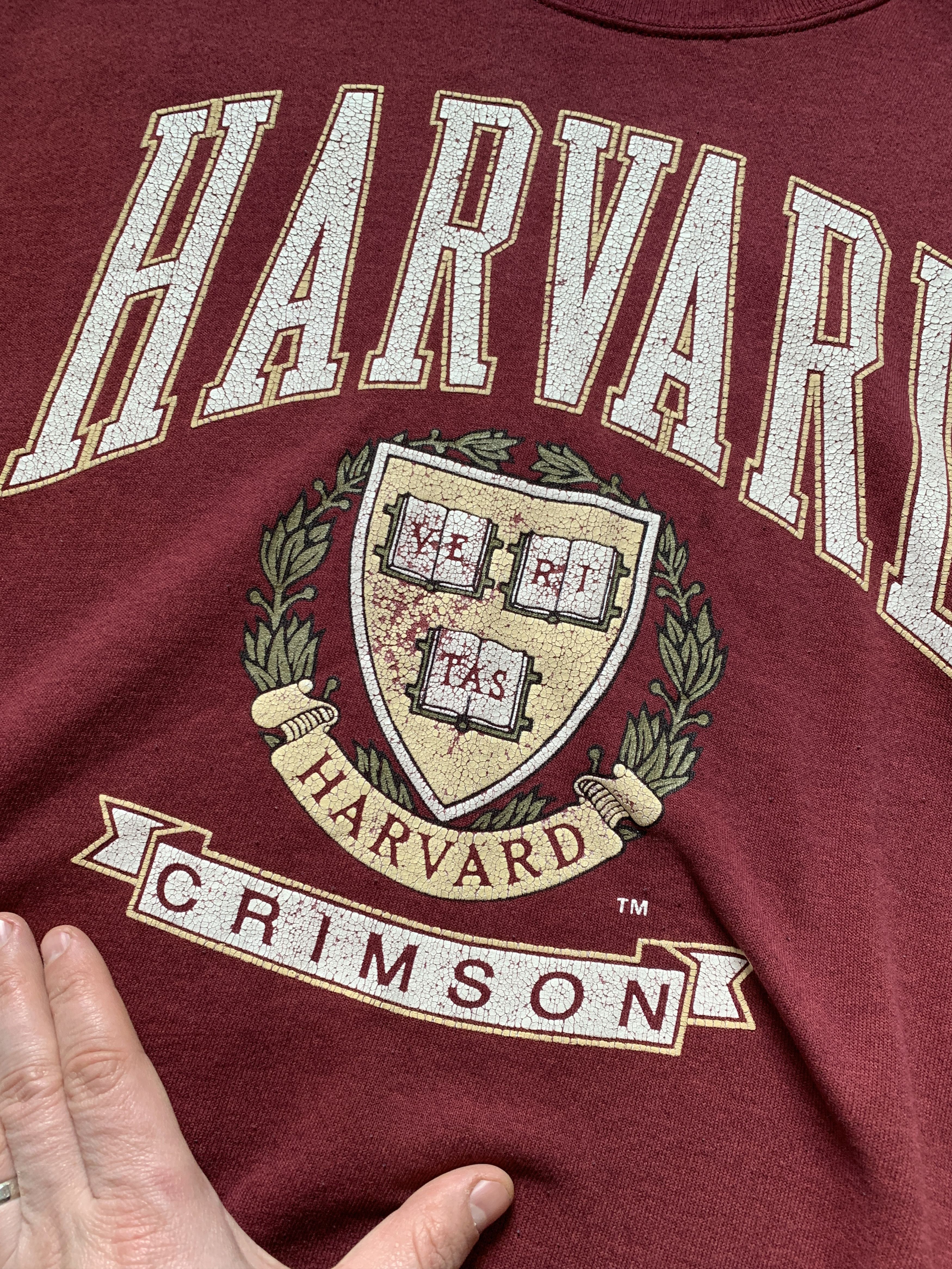 Other Vintage Harvard Crimson Made In USA Sweatshirt Size US L / EU 52-54 / 3 - 11 Thumbnail