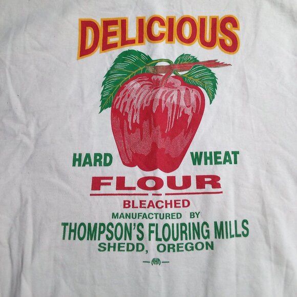 Vintage Vintage Thompson's Flouring Mills Hard Wheat Flour T-Shirt Size US M / EU 48-50 / 2 - 1 Thumbnail