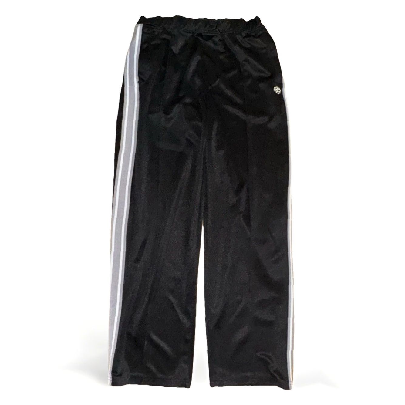 Pantalon De Sport Vintage Y2K Homme - Taille M - Gris Avec Bandes - Années 90/2000