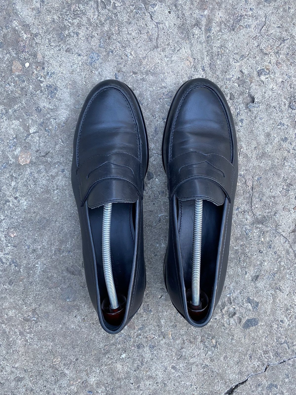Officine Generale Officine Generale Black leather loafers size 43 Size US 9.5 / EU 42-43 - 9 Thumbnail