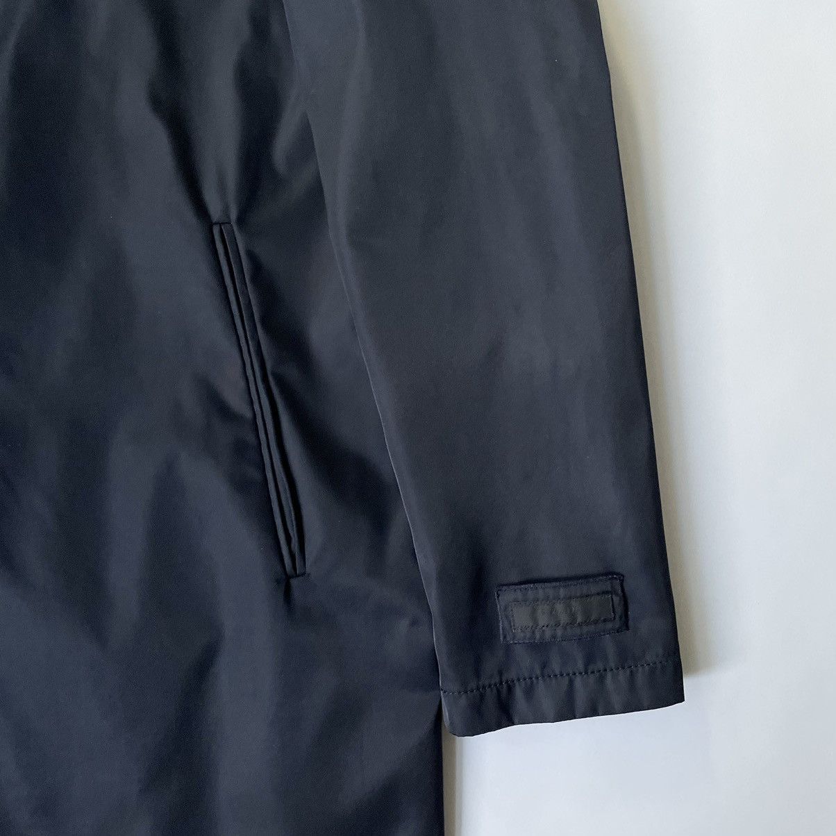 Prada S/S 13 Dark Blue Nylon Mac Size US M / EU 48-50 / 2 - 7 Thumbnail