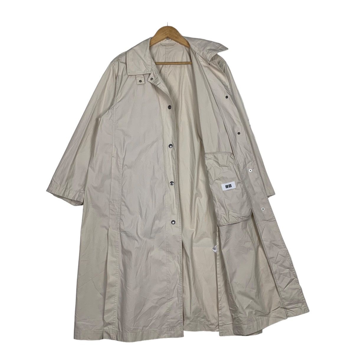 Lemaire × Uniqlo UNIQLO U LEMAIRE Nude Long Coat Jacket #1003-C45 Size S / US 4 / IT 40 - 9 Thumbnail