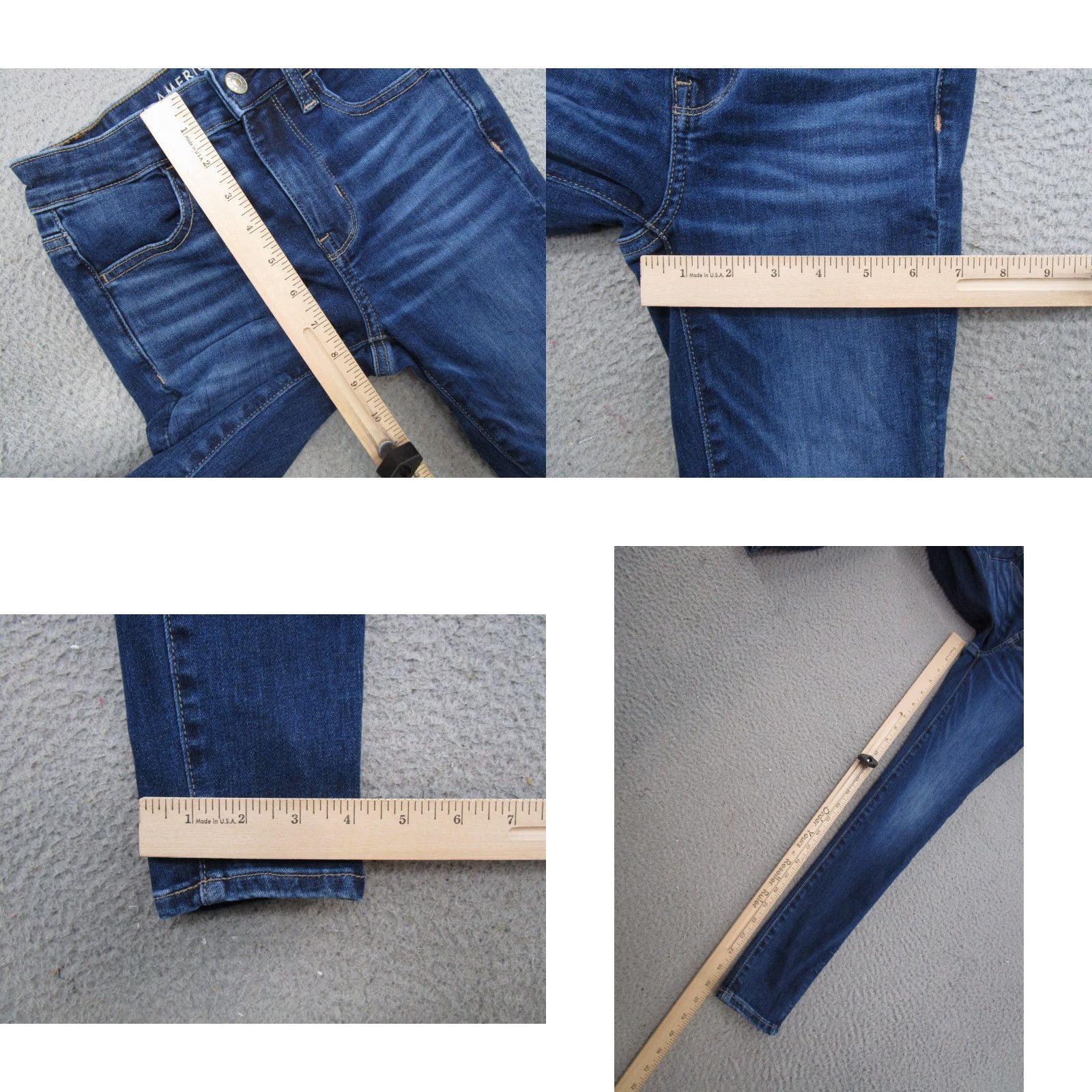 American Eagle Outfitters American Eagle Outfitters Jeans 5-Pocket Denim Jegging SZ 00 Short Blue 90s Stretch Woman Size 24" / US 00 / IT 34 - 8 Thumbnail