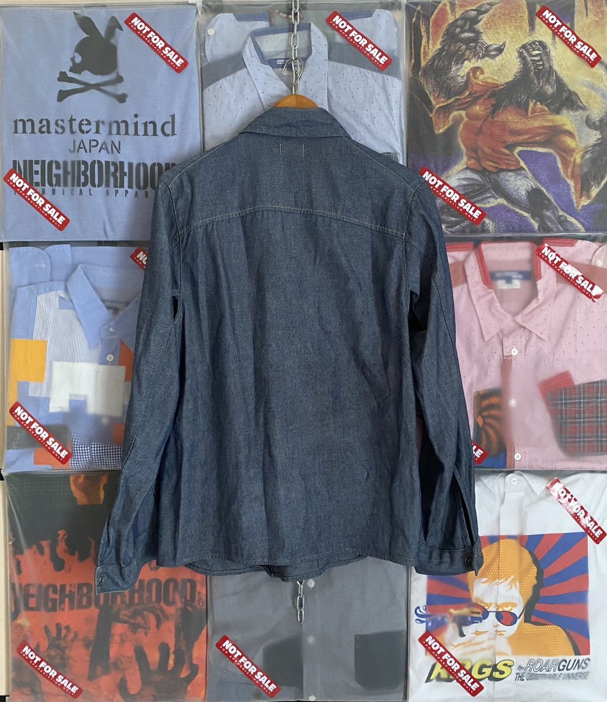 Levi's Vintage Clothing Vintage Levis Engineered Blue Silver Shirt Size US S / EU 44-46 / 1 - 10 Thumbnail