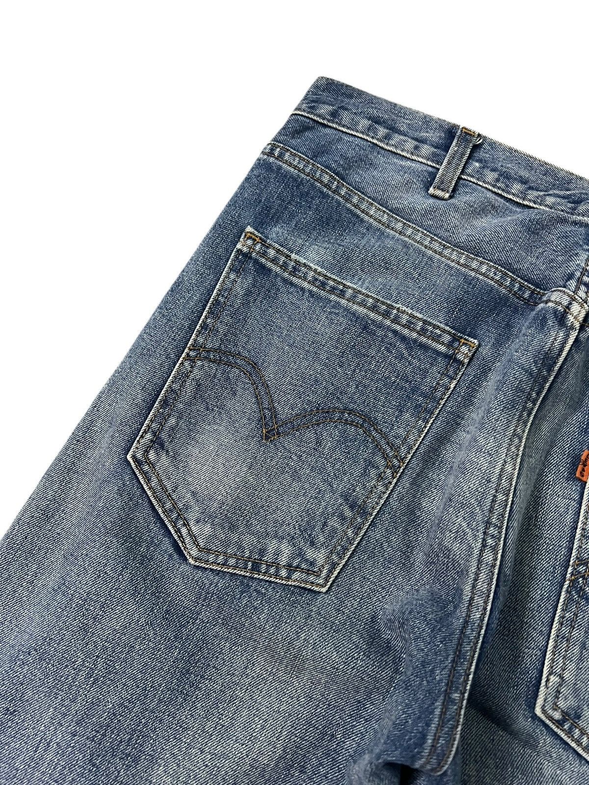 Levi's Vintage Levi’s 606 Big E Orange Tab Distress Jean Talon# Size US 34 / EU 50 - 17 Thumbnail