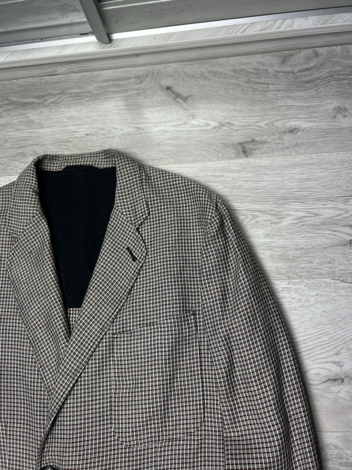 Alexander McQueen Alexander McQueen Silk Blazer Jacket Check Pattern Size 52 Size 42R - 5 Thumbnail
