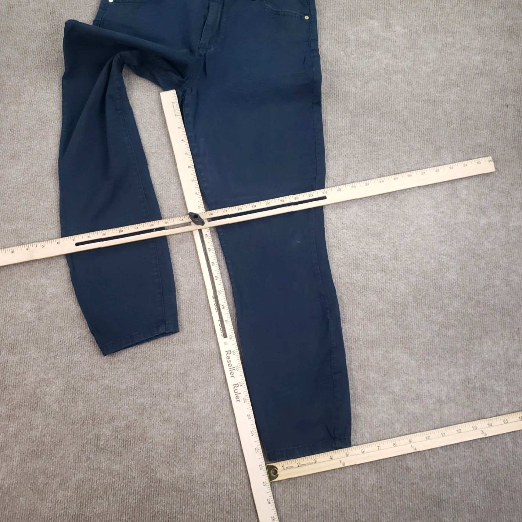 Tommy Hilfiger Tommy Hilfiger Skinny Pants Women's Blue Stretch Mid Rise Size 10 Size 32" / US 10 / IT 46 - 2 Thumbnail