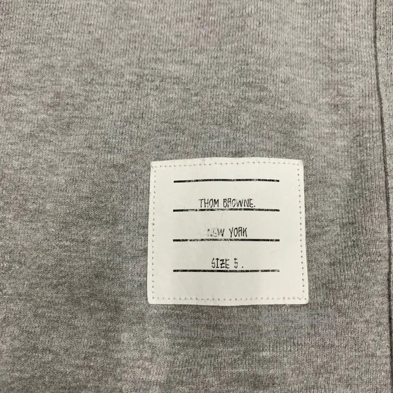 Thom Browne Thom Browne Gray Sweater with Stripes. Size US XXL / EU 58 / 5 - 6 Thumbnail