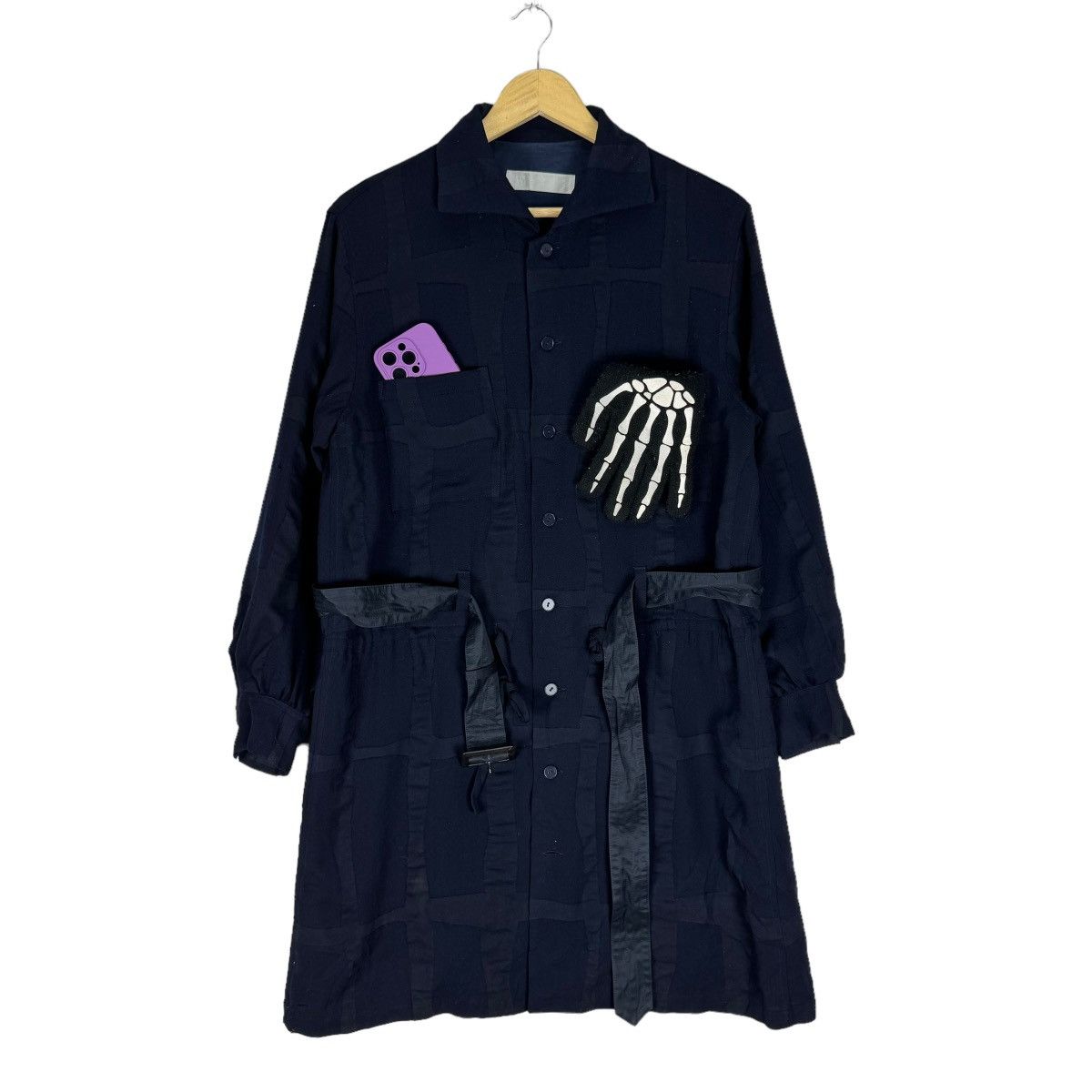 Yohji Yamamoto 🔥WORKSHOP YOHJI YAMAMOTO STRIPED BUTTON JACKET Size US M / EU 48-50 / 2 - 1 Thumbnail
