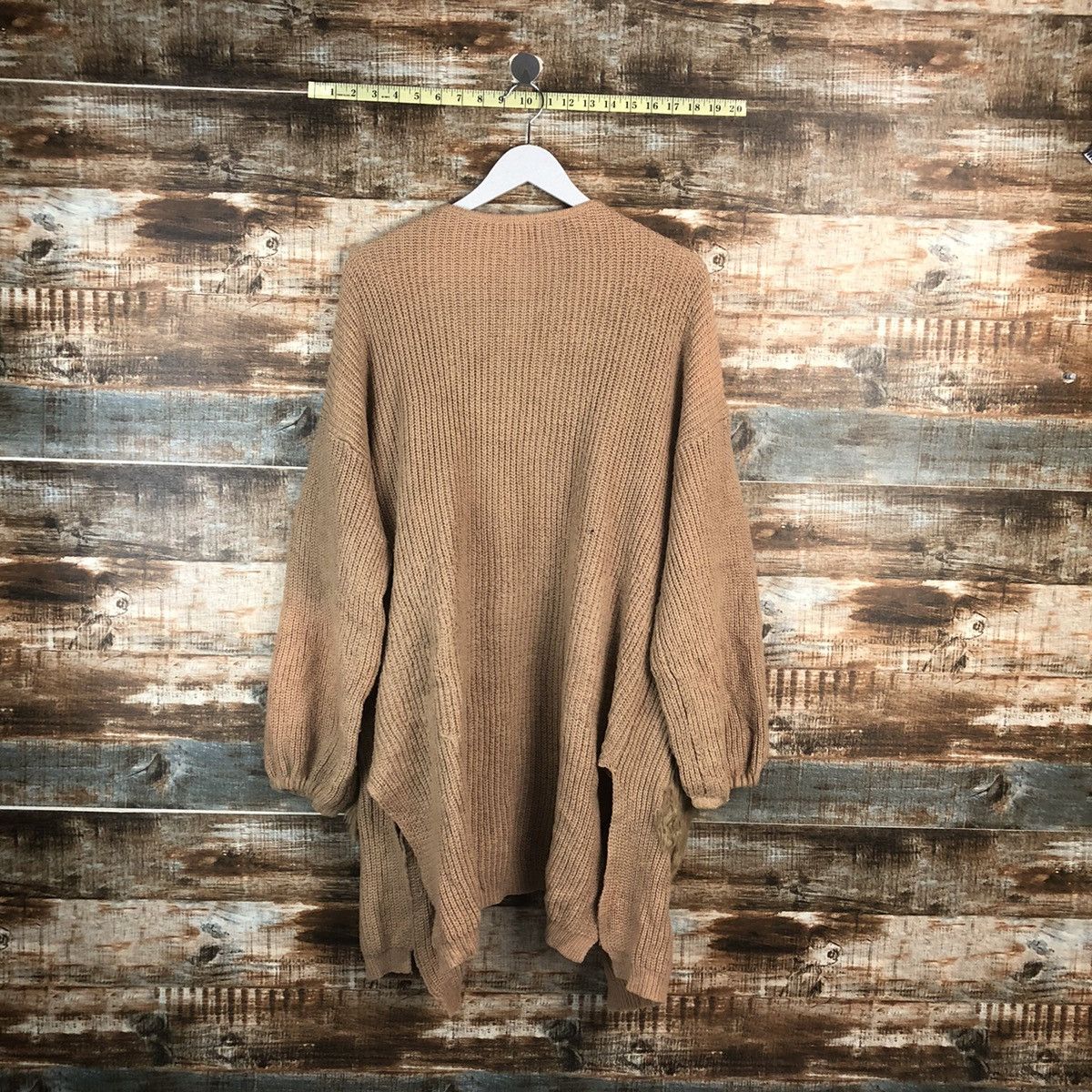 Japanese Brand Earth Music & Econology Brown Cardigan Knitwear #A2272 Size XL / US 12-14 / IT 48-50 - 12 Thumbnail