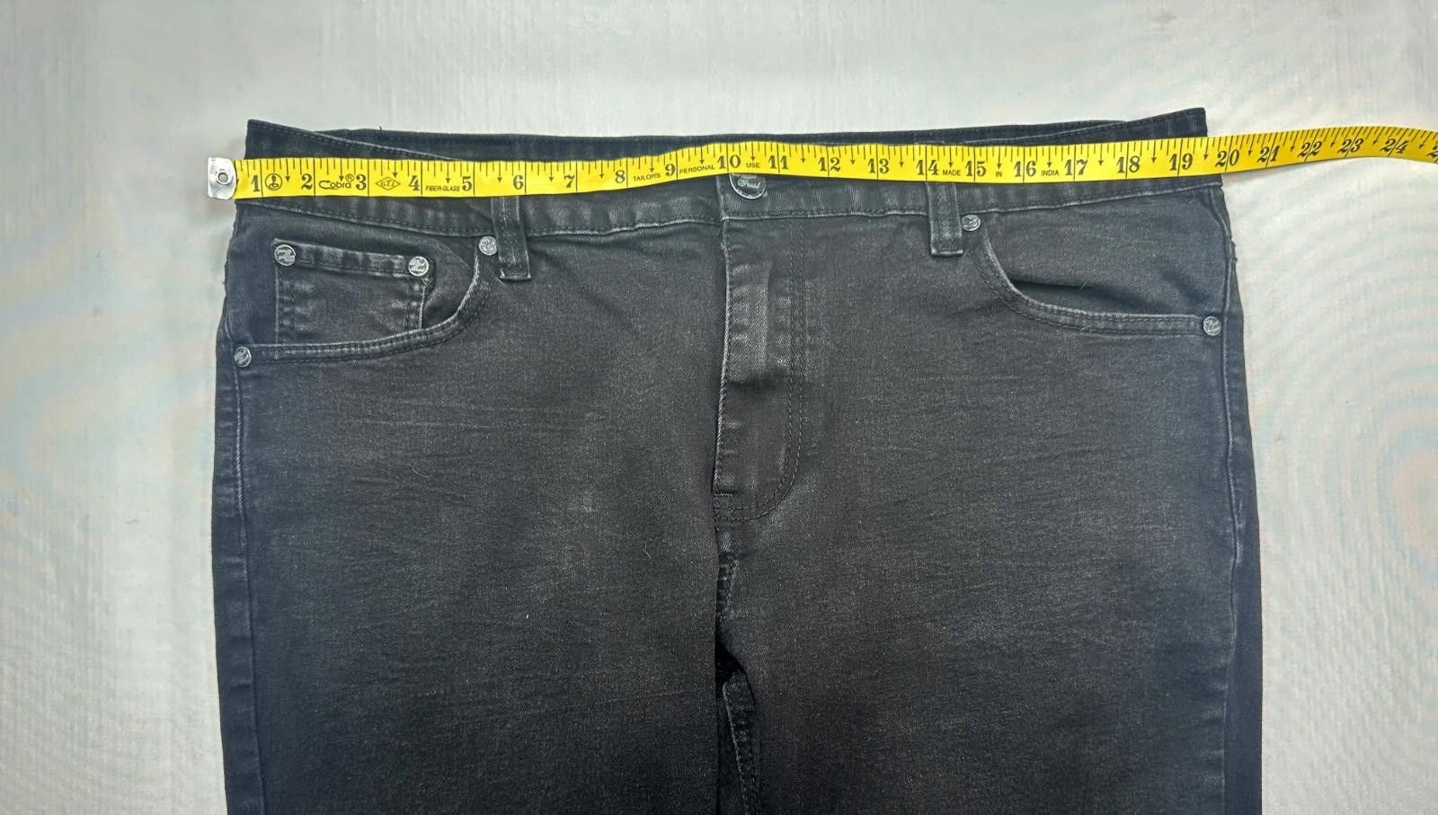 Other Blind Trust Straight Leg Denim Jeans Black Men's 40/32 Size US 40 / EU 56 - 3 Thumbnail