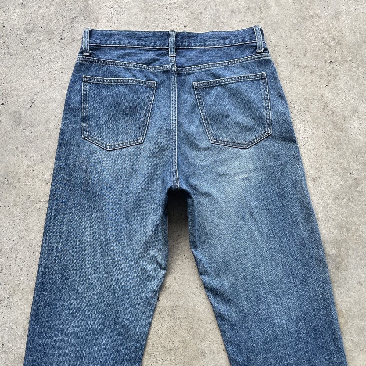 Japanese Brand × Jean × Vintage W31x29.5💥 Vintage Japanese Brand Faded Denim Jeans Pants Size US 31 - 8 Thumbnail