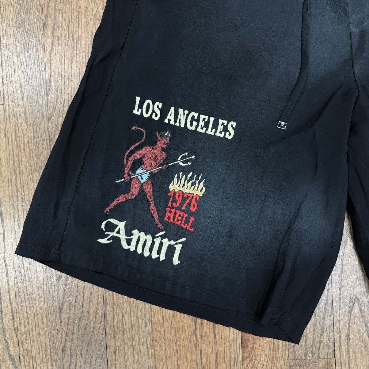 Amiri Amiri Sinners Short Black Size US 36 / EU 52 - 3 Thumbnail