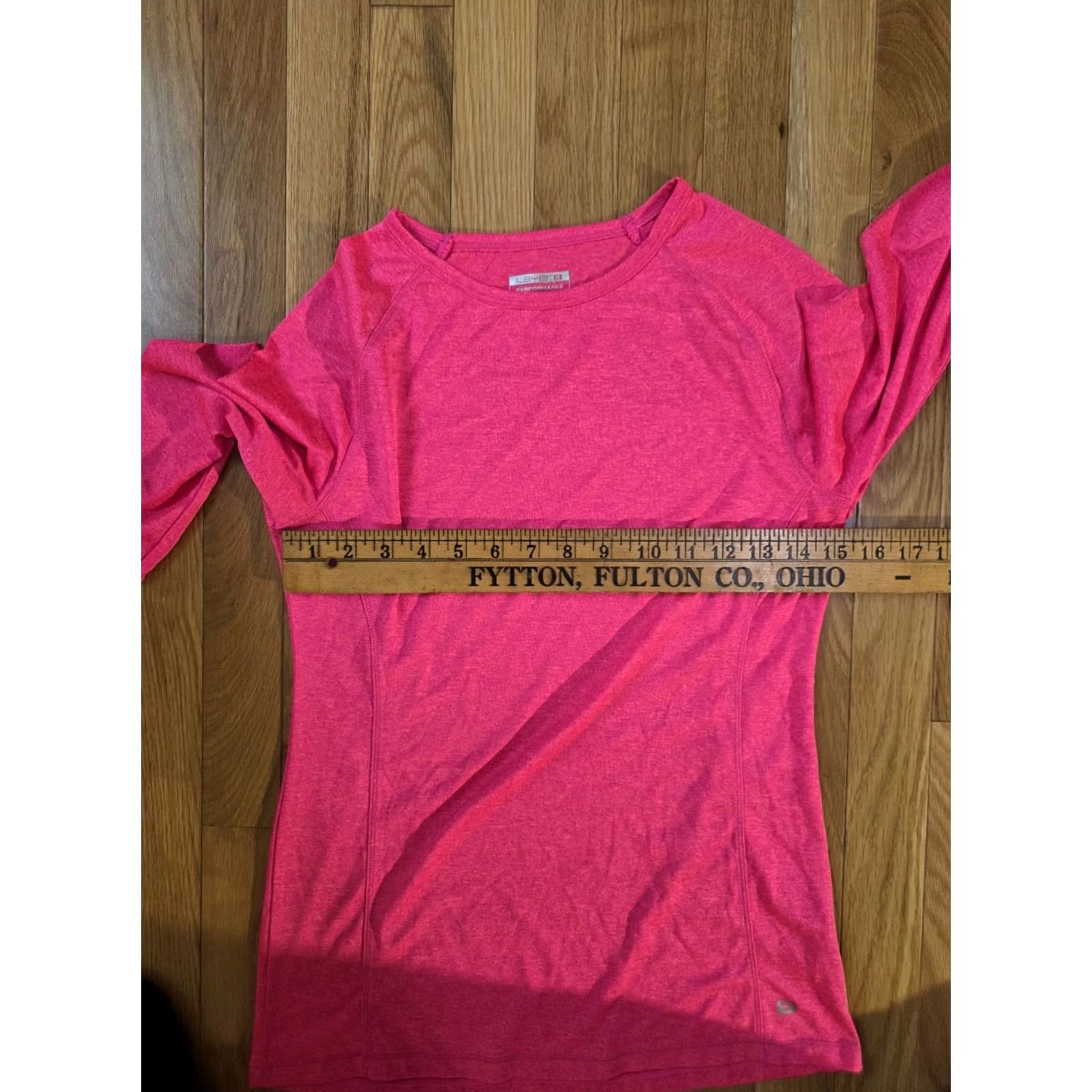 Layer 8 Layer 8 Performance T-Shirt Women's S Pink Polyester Qwick-Dry Long Sleeve Crew Neck Pullover Top Activewear Size S / US 4 / IT 40 - 5 Thumbnail
