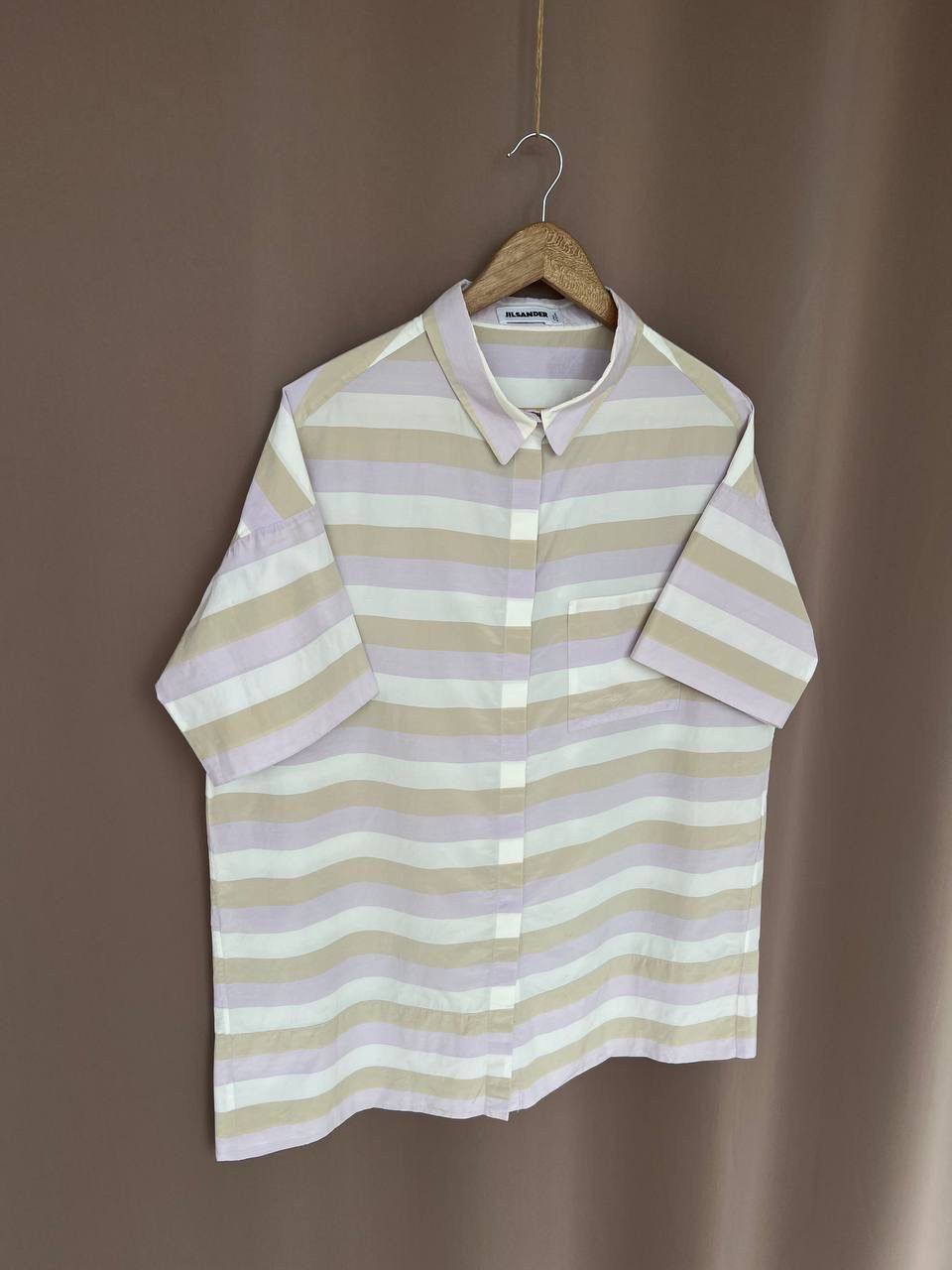 Jil Sander Jil Sander Striped Button Up Shirt Mens Size XL Collared Size US XL / EU 56 / 4 - 5 Thumbnail