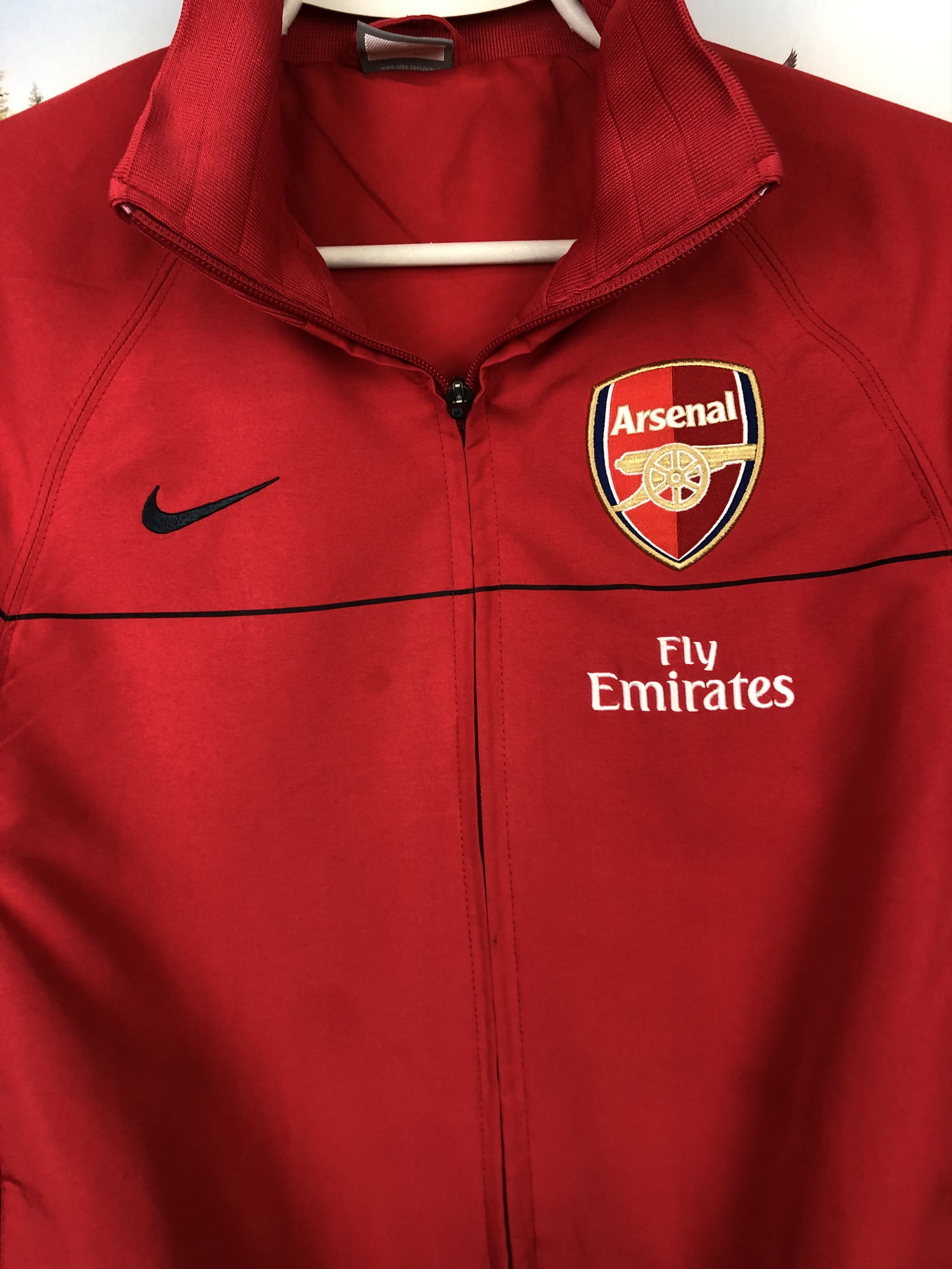 Nike Vintage Nike Arsenal Football Jacket Soccer Track Top Size US S / EU 44-46 / 1 - 7 Thumbnail