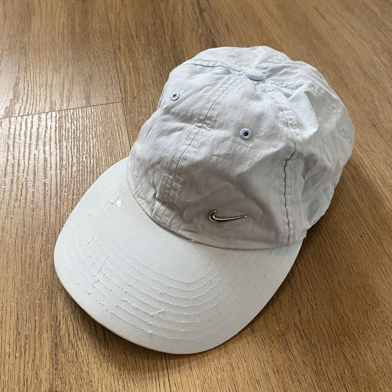 Nike Nike white baby blue cotton cap y2k 2000s Streetwear Size ONE SIZE - 1 Thumbnail
