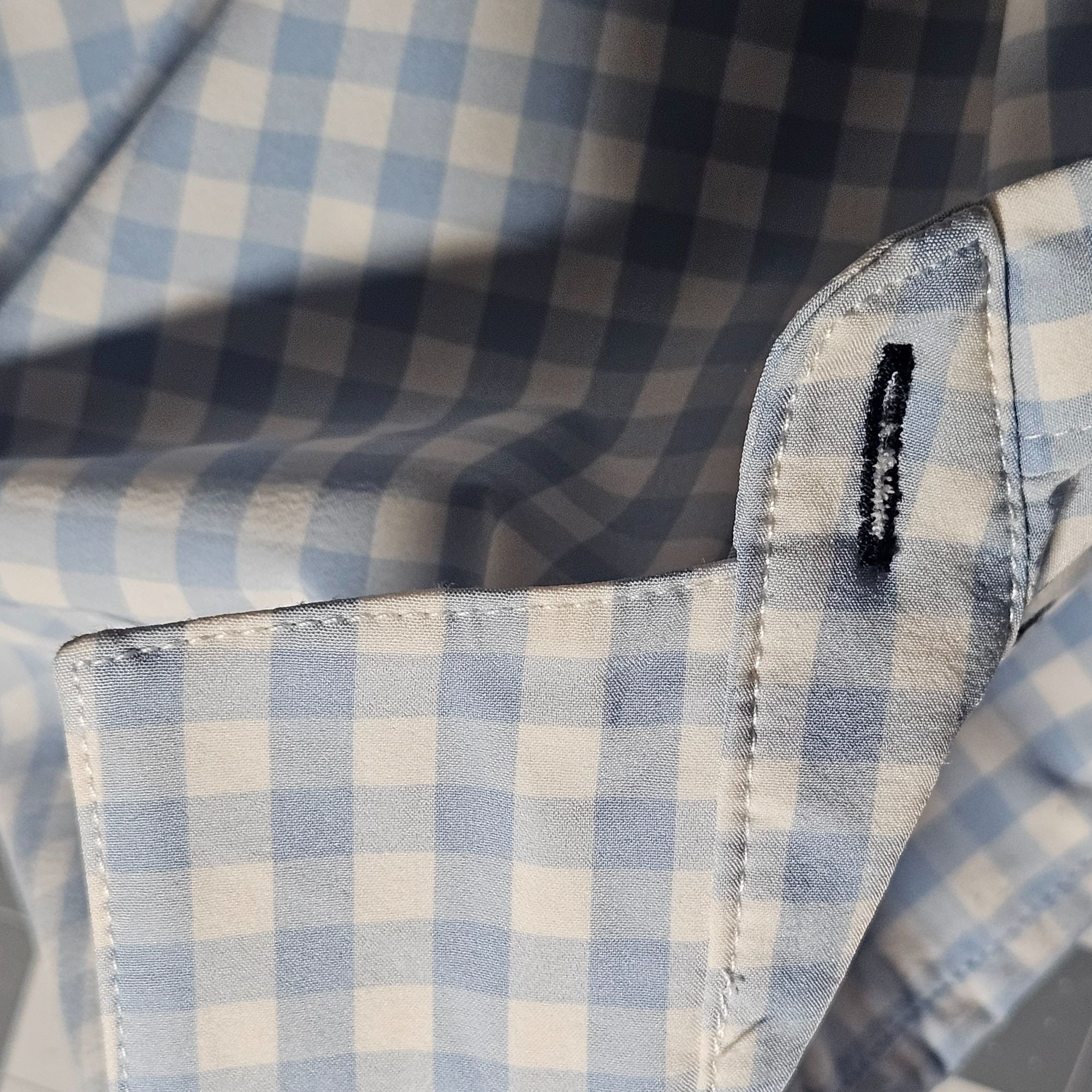 Mizzen+Main Mizzen+Main Men Shirt Blue Gingham L Trim Fit Preppy Office Size US L / EU 52-54 / 3 - 5 Thumbnail