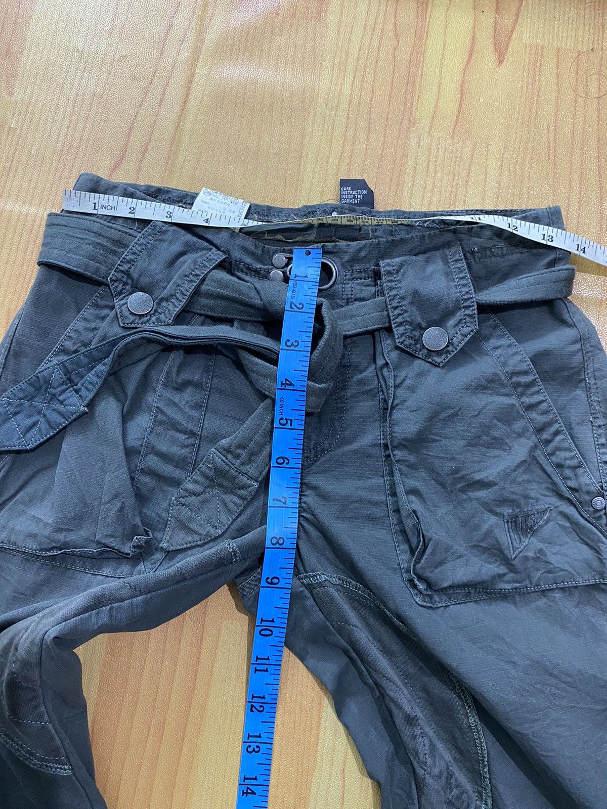 Diesel × Vintage 2000s Diesel Industry army cargo pants Size US 27 - 13 Thumbnail
