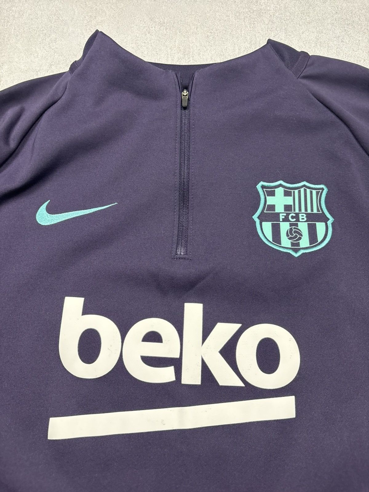 Nike Nike FC Barcelona 2018/2019 Training Drill Top Beko Size L Size US L / EU 52-54 / 3 - 8 Thumbnail