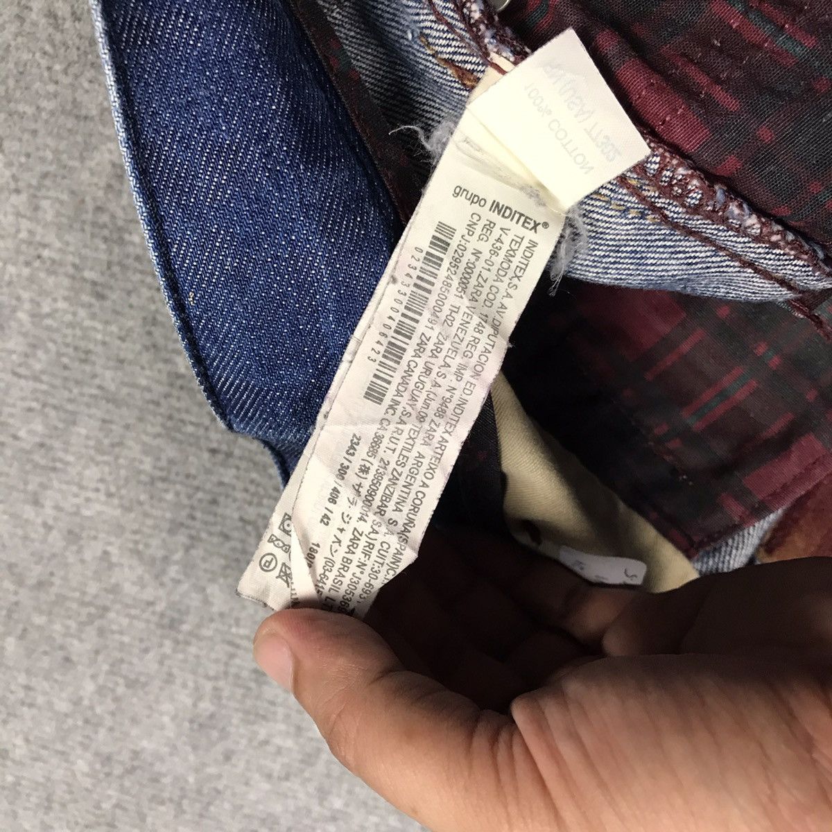 Japanese Brand × Zara Distressed japan style denim Zara jeans pants Size US 32 / EU 48 - 17 Thumbnail