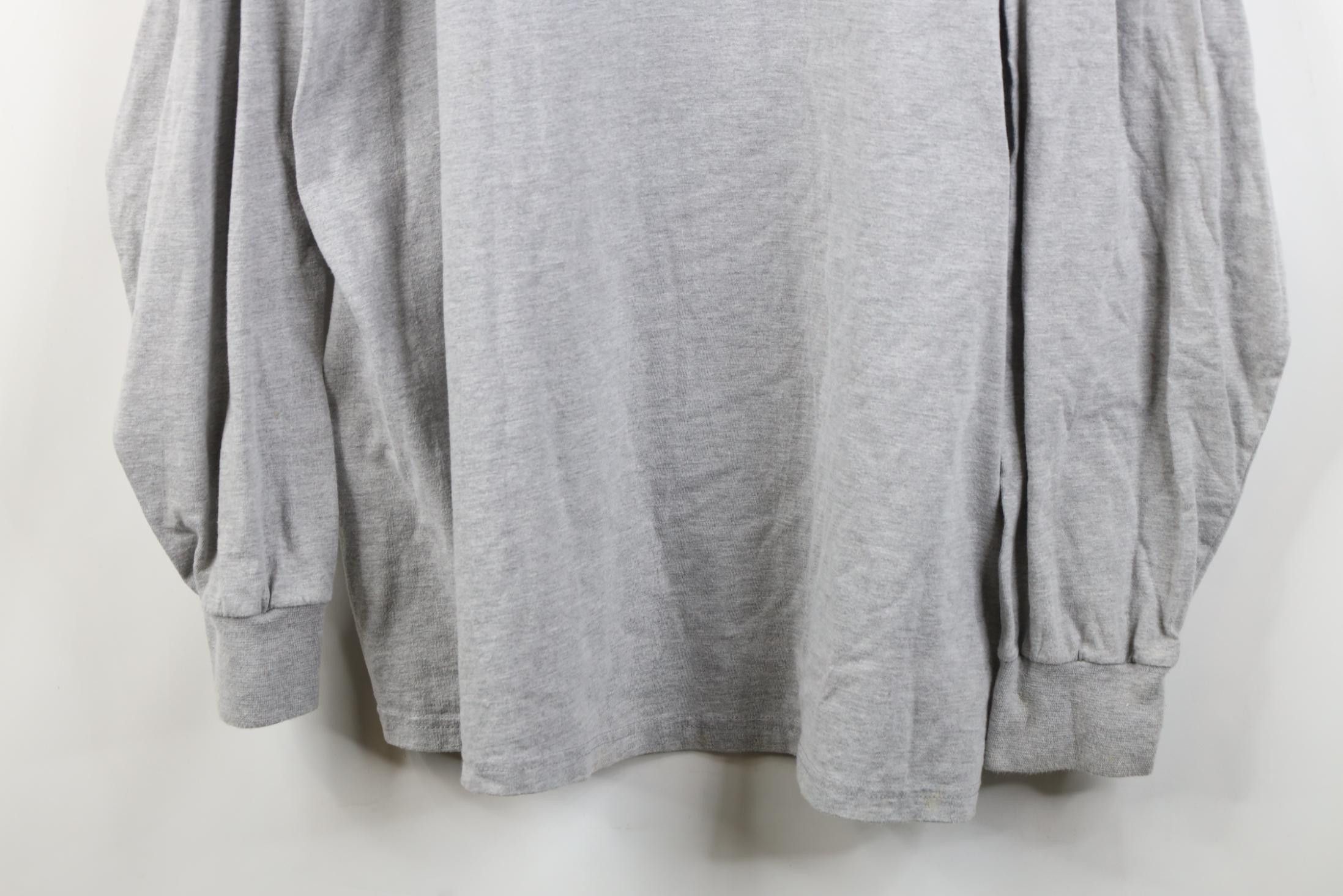 Vintage Vintage 90s Y2K Wisconsin Tank Long Sleeve T-Shirt Gray Size US XXL / EU 58 / 5 - 3 Thumbnail