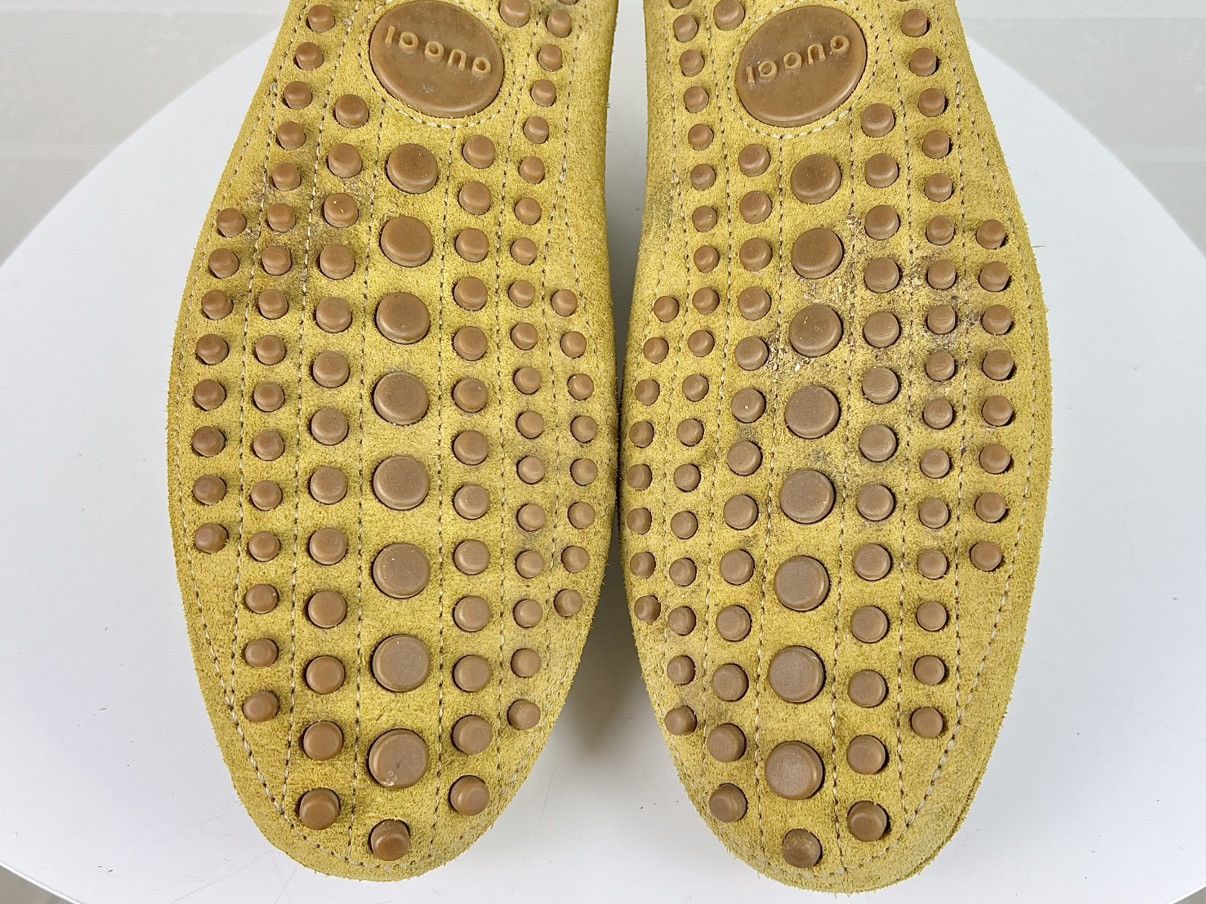 Gucci GUCCI Loafers Suede Moccasins Shoes HORSEBIT Buckle Yellow Size US 9.5 / EU 42-43 - 15 Thumbnail