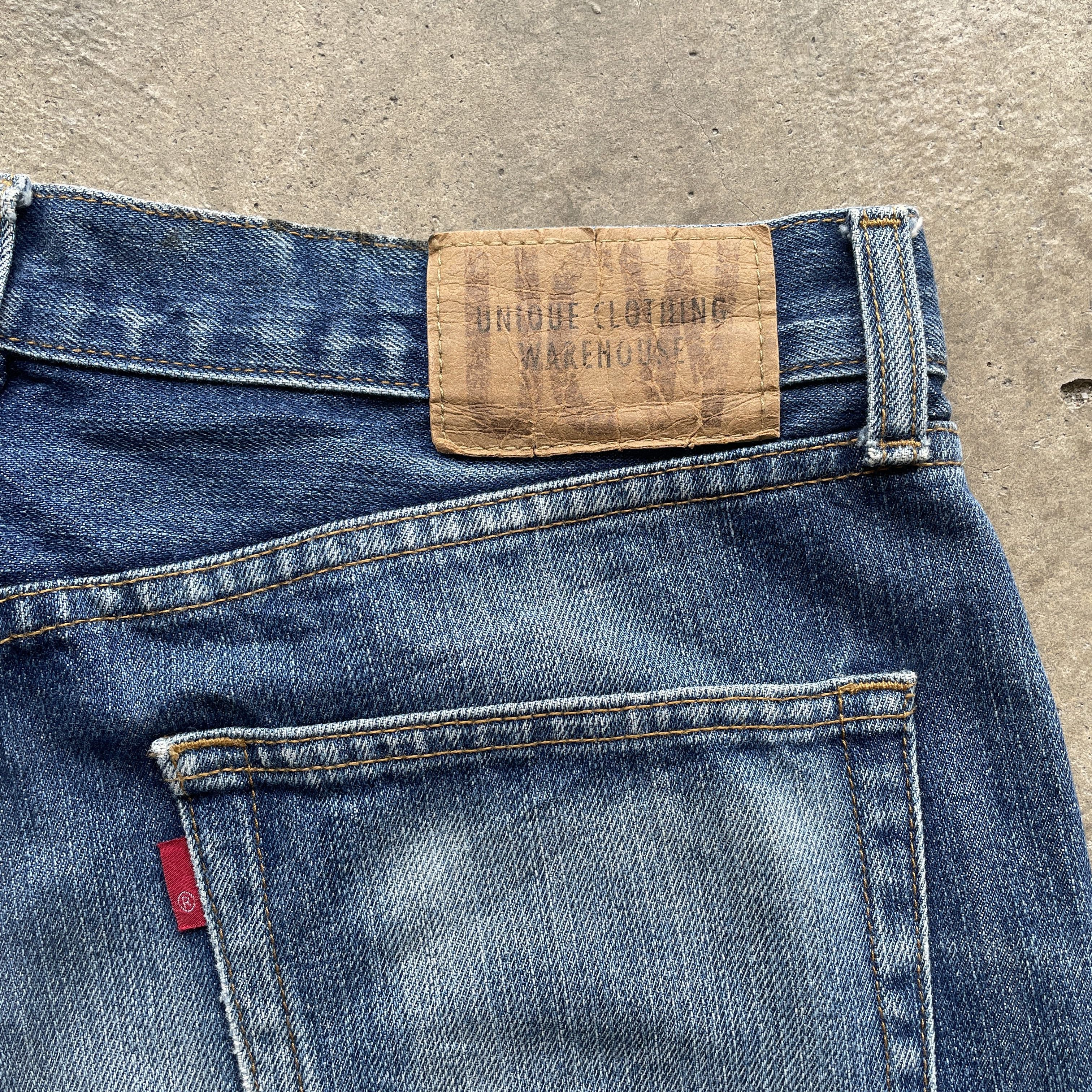 Japanese Brand × Vintage Vintage Distressed Baggy Japan Jeans Faded Denim Pants W33 Size US 33 - 8 Thumbnail