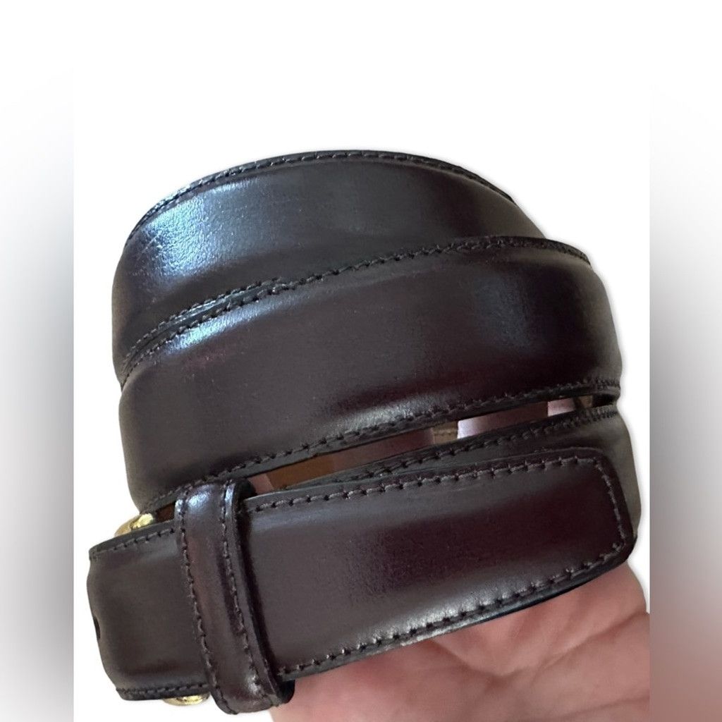 Cole Haan Cole Haan Genuine Leather Dress Belt Brown Men’s 38/95. Size 38 - 16 Thumbnail