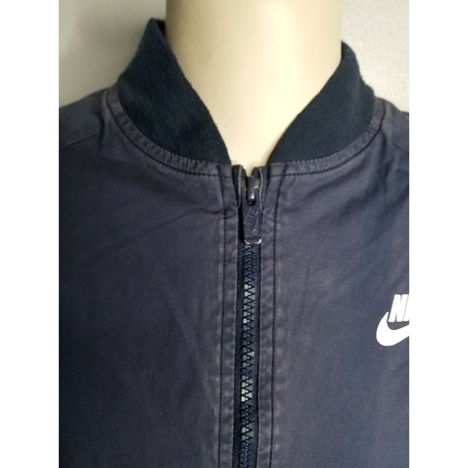 Nike VINTAGE Nike Track Jacket Mens S Blue Navy Red Tag 80s 90s Full Zip Casual Size US S / EU 44-46 / 1 - 3 Thumbnail