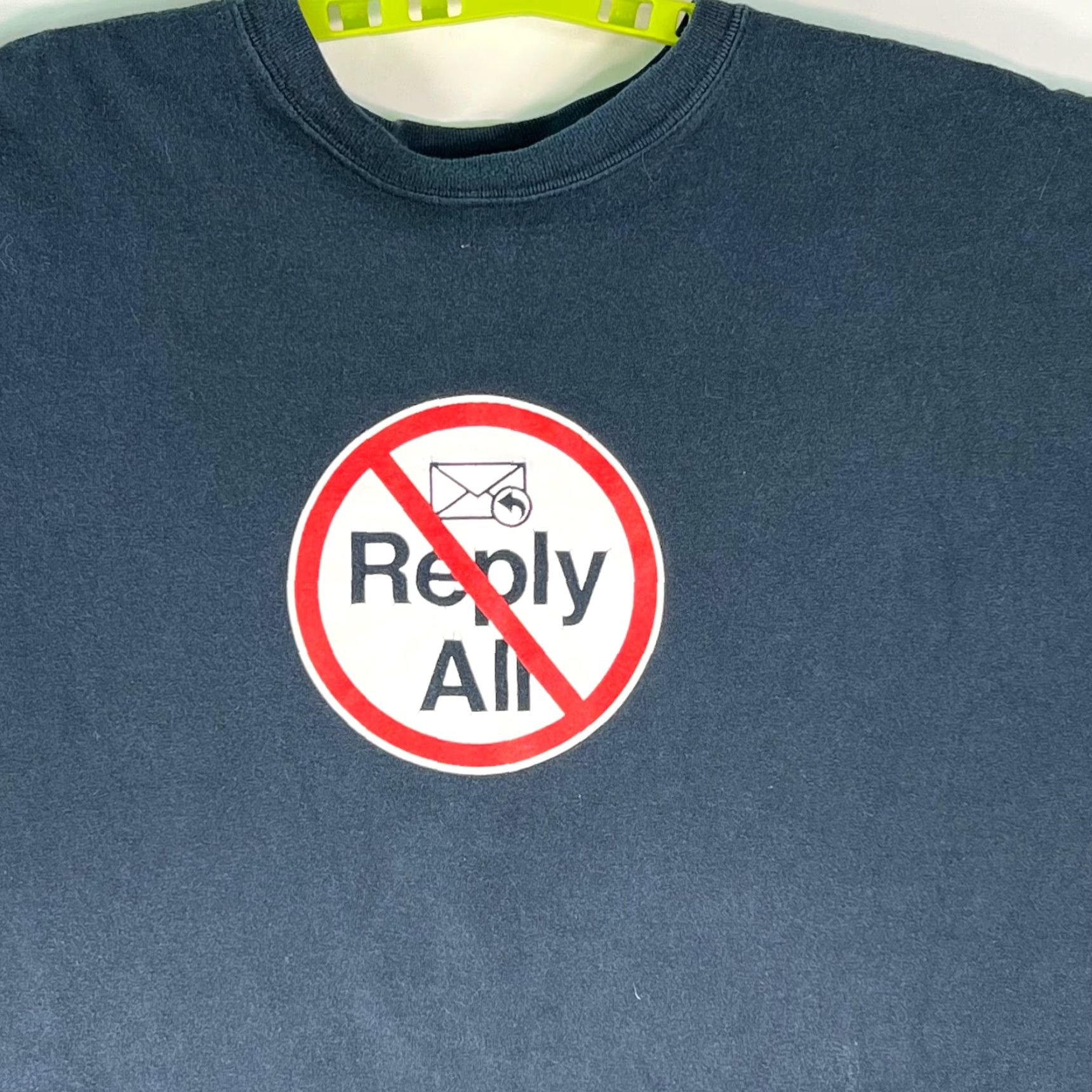 Vintage ThinkGeek Reply All Graphic T-Shirt Mens 3XL Black Short Sleeve Crew Neck Classic Comfort Size US XXL / EU 58 / 5 - 3 Thumbnail