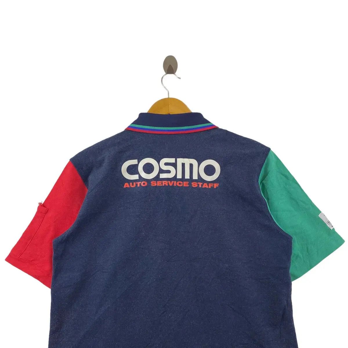 Vintage Vintage JDM Car Japan x COSMO Auto Service Pocket Tee Shirt Size US M / EU 48-50 / 2 - 5 Thumbnail