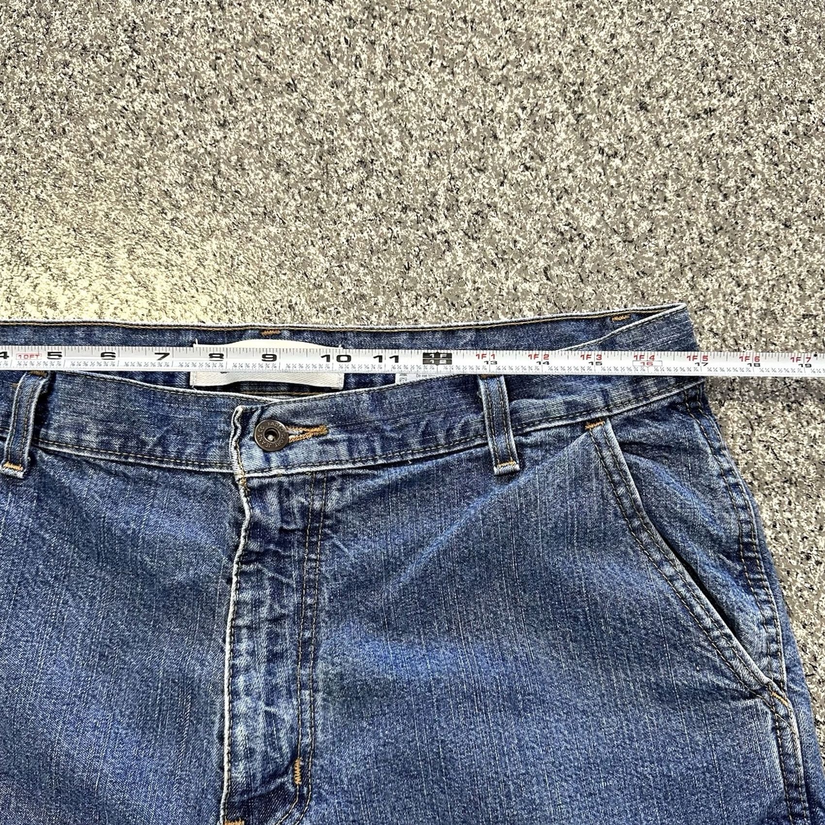 Faded Glory Faded Glory Denim Cargo Shorts Mens 34x10 Vintage Y2K Jean Co Cotton Denim Cargo 5-Pocket Mens Size US 34 / EU 50 - 4 Thumbnail