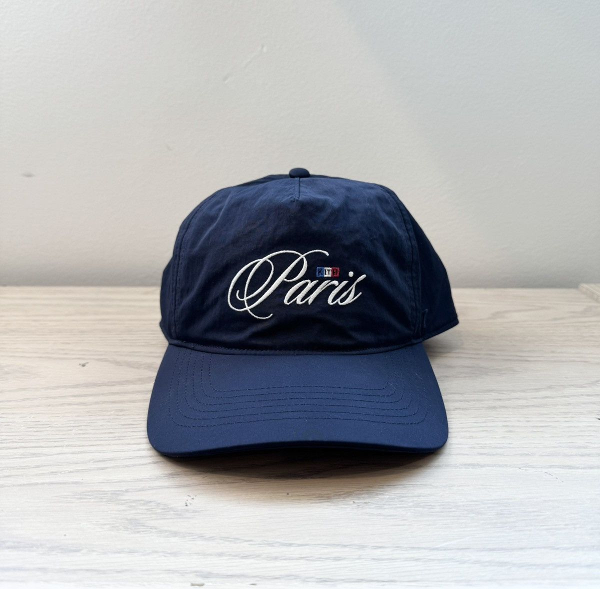 Kith Paris Exclusive ‘47 Nylon Hitch Snapback Hat Navy Blue