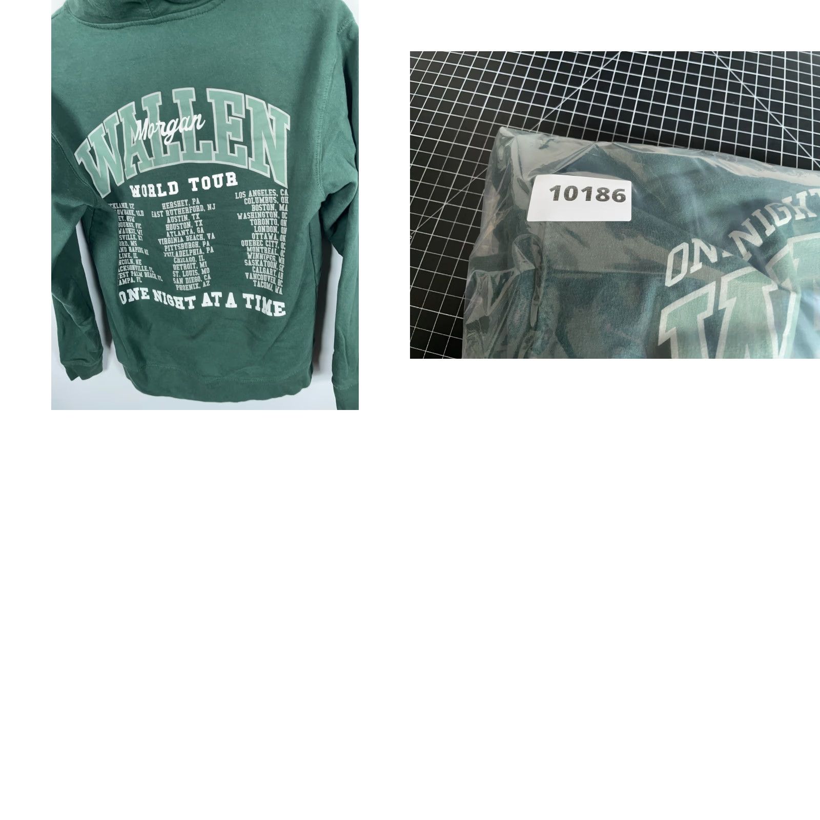 Vintage Morgan Wallen Hoodie Adult Medium One Night at Time Official Tour Sweatshirt Size US M / EU 48-50 / 2 - 9 Thumbnail