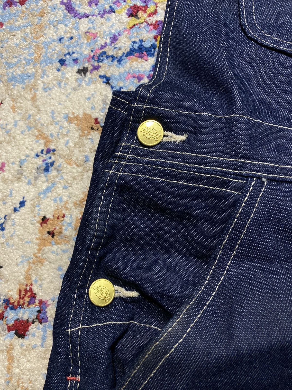 Dickies Dickies Denim Jeans Crop Overalls Unisex W34 Size US 34 / EU 50 - 6 Thumbnail