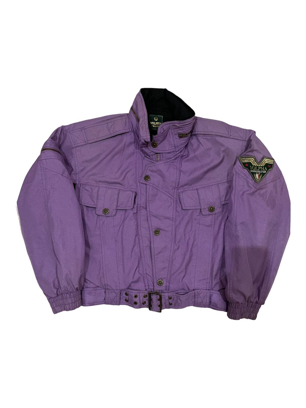 Japanese Brand Volpha Communication Bondage Punk Bomber Biker Jacket Size US M / EU 48-50 / 2 - 4 Thumbnail