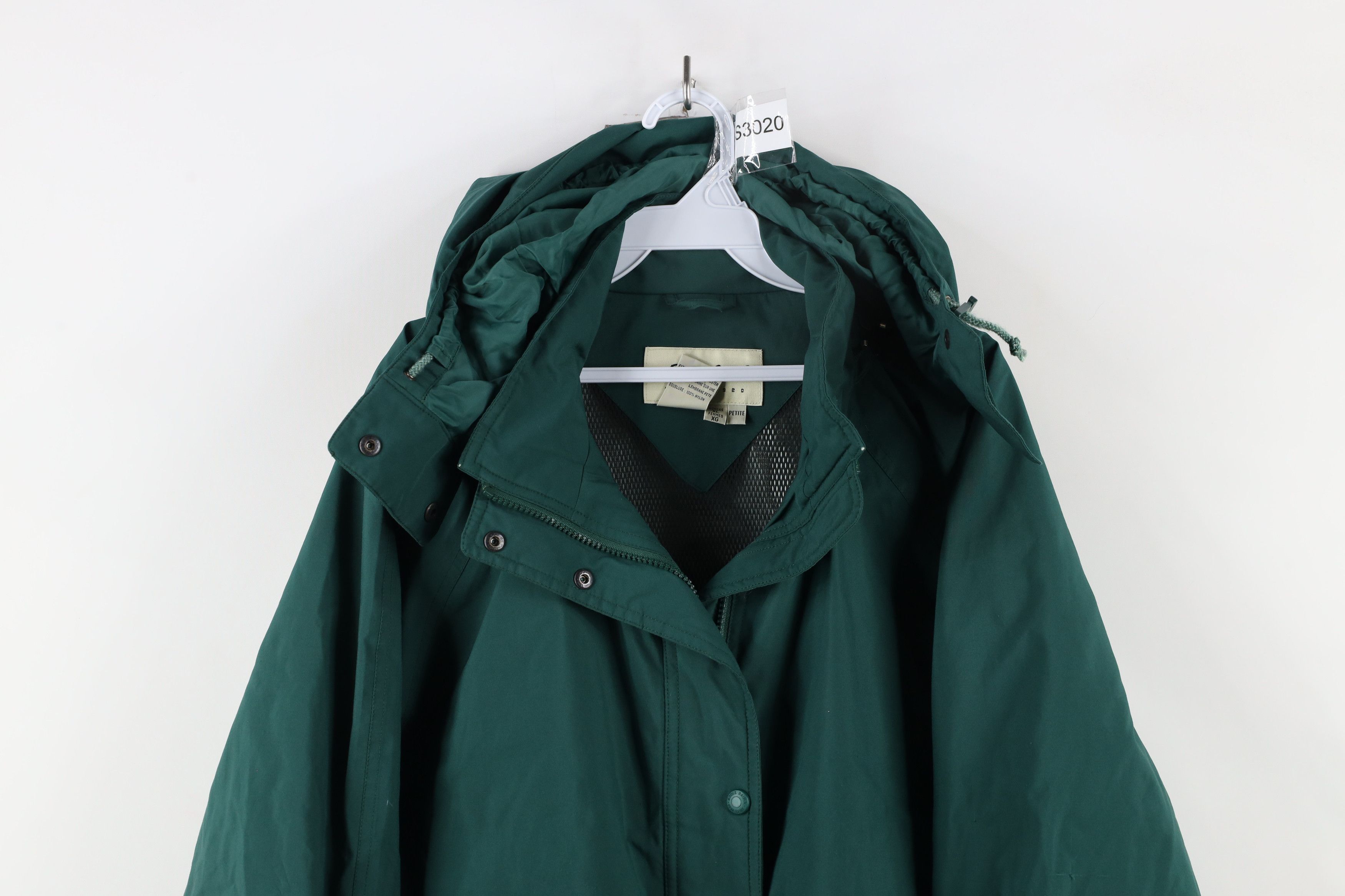 Eddie Bauer × Vintage Vintage 90s Eddie Bauer Waterproof Hooded Rain Jacket Size XL / US 12-14 / IT 48-50 - 2 Thumbnail