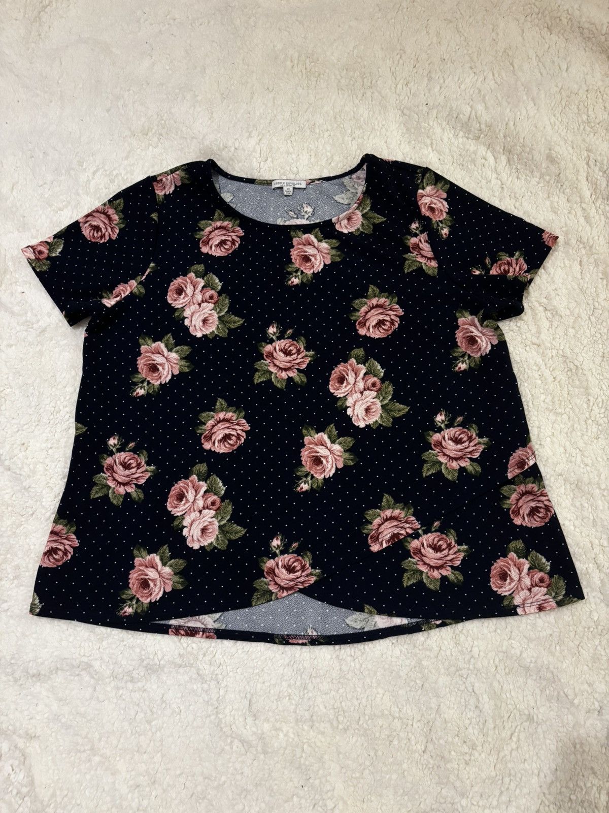 Other Women’s Navy Top.0325 Size XXL / US 16-18 / IT 52-54 - 10 Thumbnail