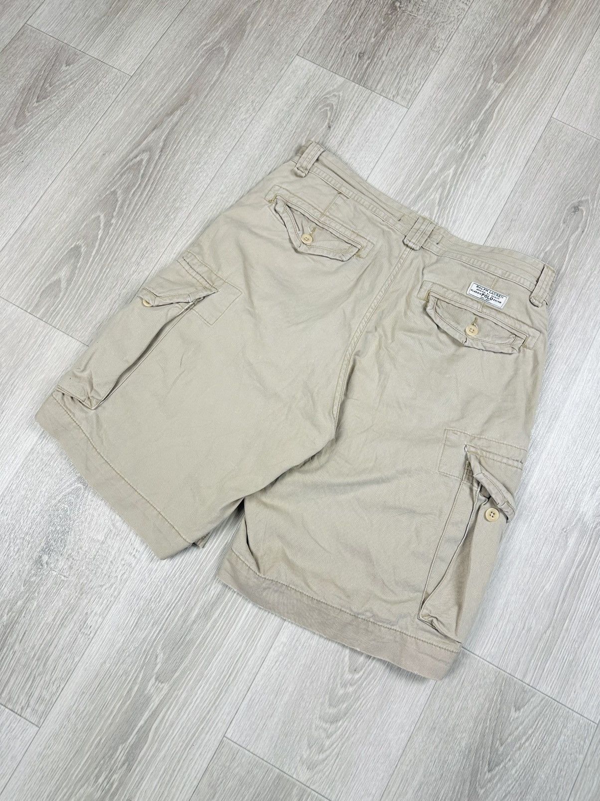 Polo Ralph Lauren × Vintage Vintage Polo Ralph Lauren Cargo Shorts Multi Pocket Size 33 Size US 33 - 5 Thumbnail